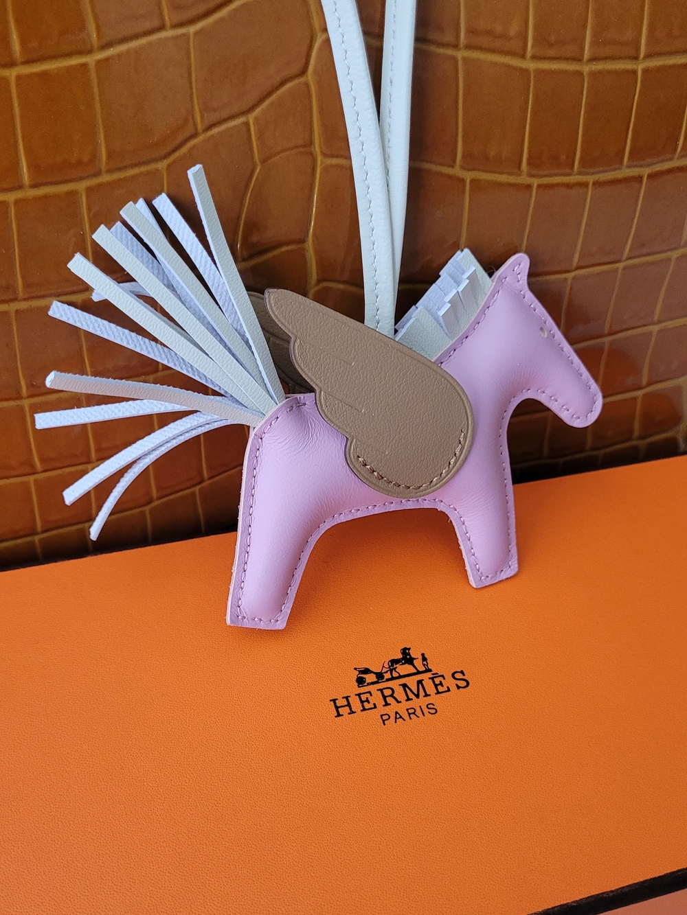 🇫🇷HERMES💕Pink Pony Bag Charm💕